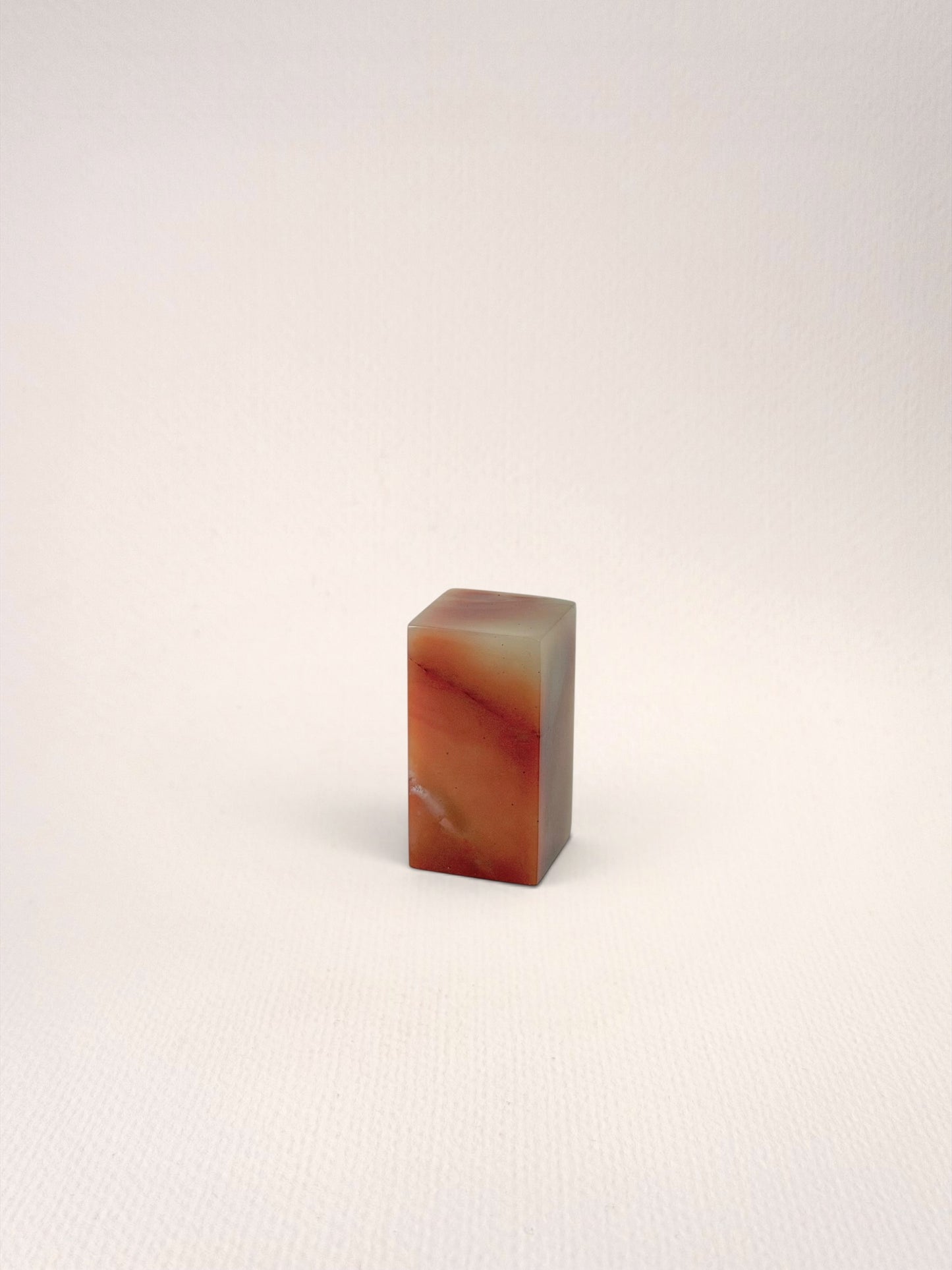 老撾石 正章 7分 2.1*2.1*4.1cm 平頭 篆刻印石